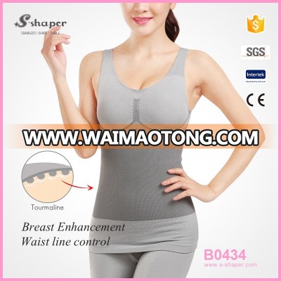 S-SHAPER Slimming Tank Tops,Tourmaline Bamboo Vest